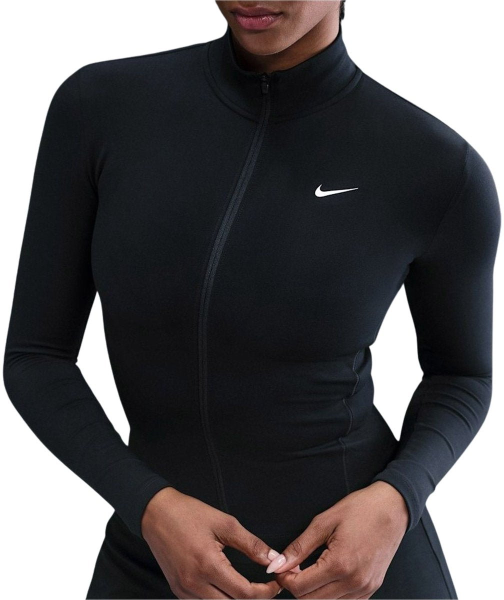 Nike One Fitted Dri-FIT Trainingsjack Dames Zwart
