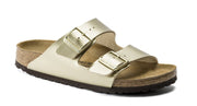 Birkenstock Arizona Birko-Flor Goud Smal Voetbed Dames Slipper