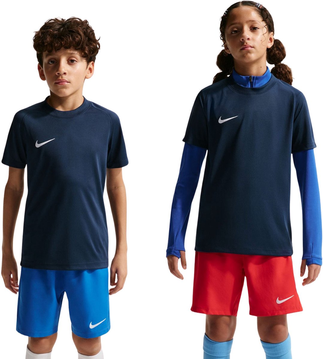 Nike Dri-FIT Park VIII Voetbalshirt Junior Donkerblauw