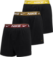 Nike Dri-FIT Boxershorts 3-pack Heren Zwart/Multicolour