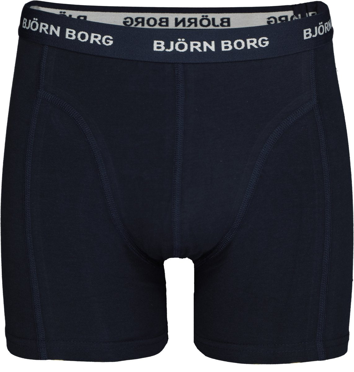 Björn Borg Cotton Stretch Boxershorts 3-pack Heren Donkerblauw/Lichtblauw