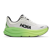 HOKA Bondi 9 Hardloopschoenen Dames Wit/Groen - foto 1