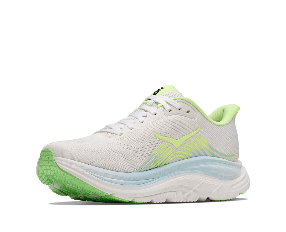 HOKA Clifton 11 Hardloopschoenen Dames Wit/Geel - foto 5