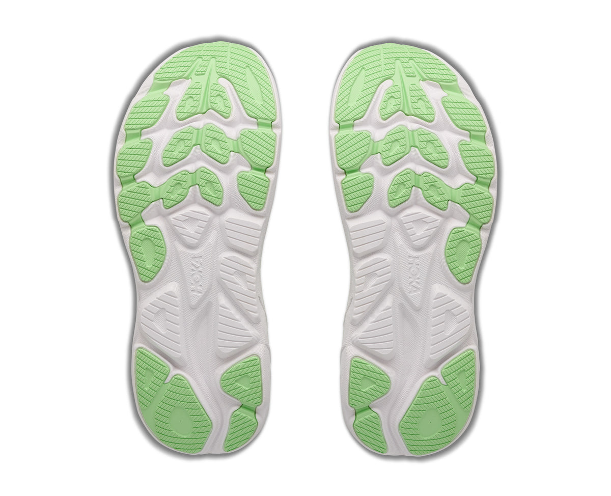 HOKA Clifton 11 Hardloopschoenen Dames Wit/Geel - foto 2