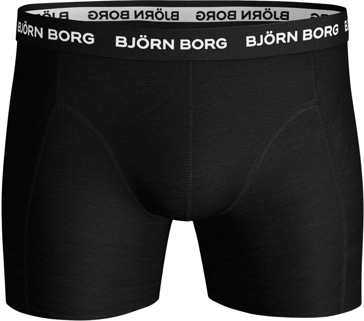 Björn Borg Cotton Stretch Boxershorts 3-pack Heren Zwart