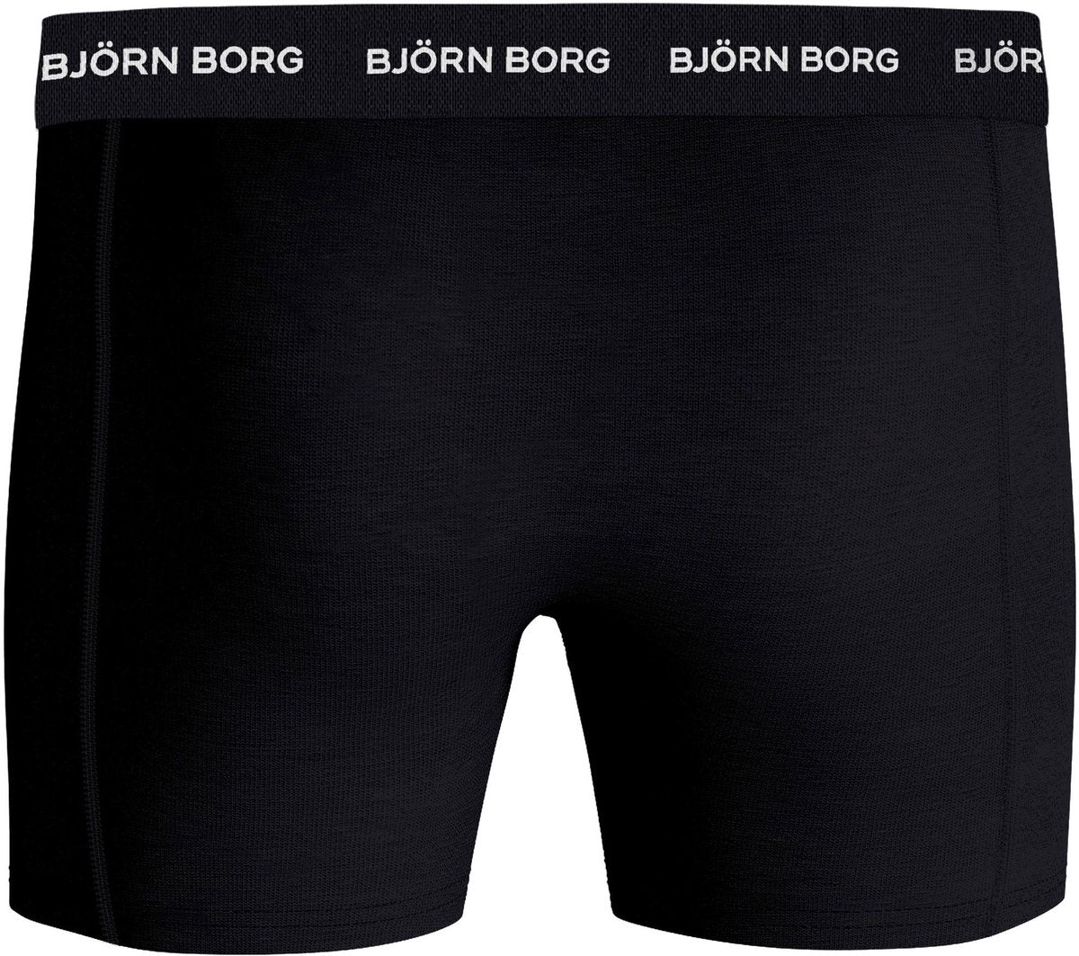 Björn Borg Cotton Stretch Boxershorts 3-pack Heren Zwart