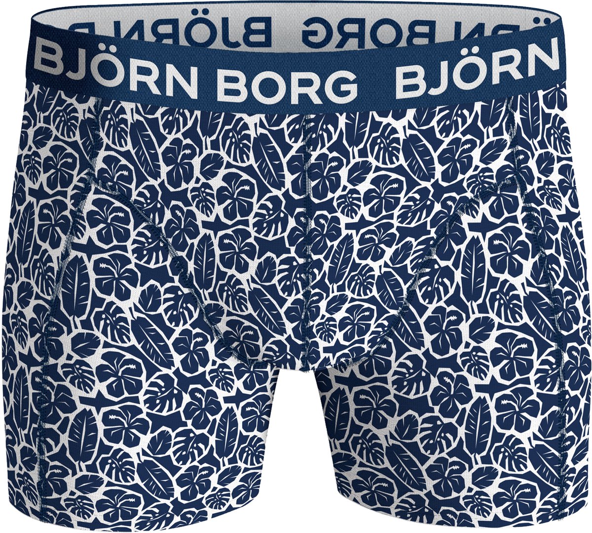 Björn Borg Cotton Stretch Boxershorts 3-pack Heren Blauw Print