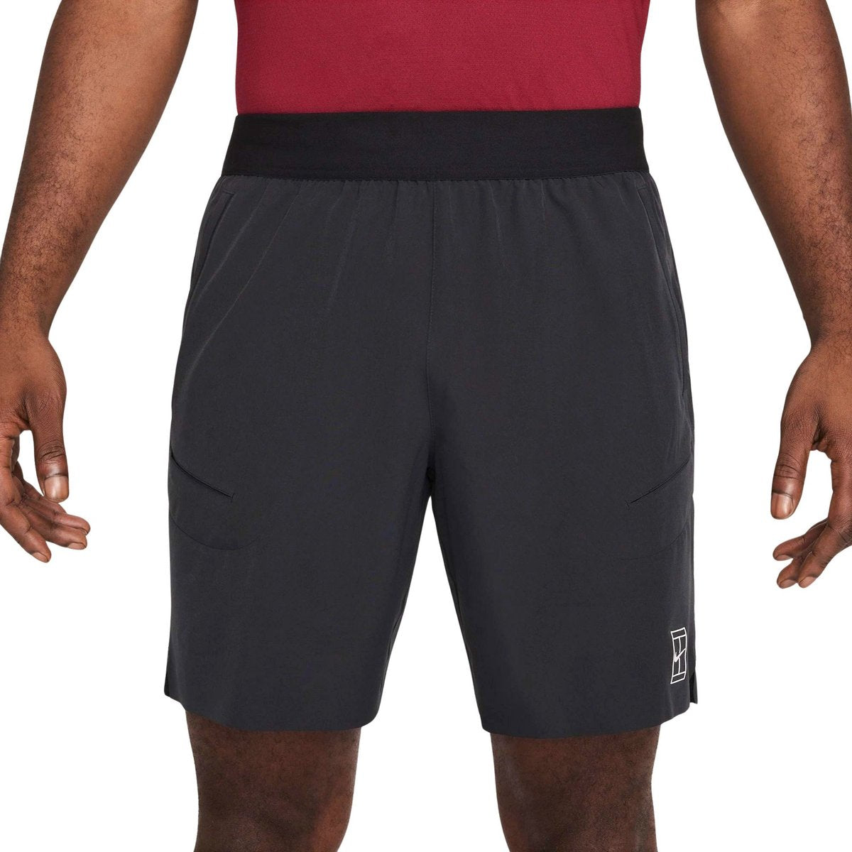 NikeCourt Advantage Dri-FIT Tennisshort Heren Zwart