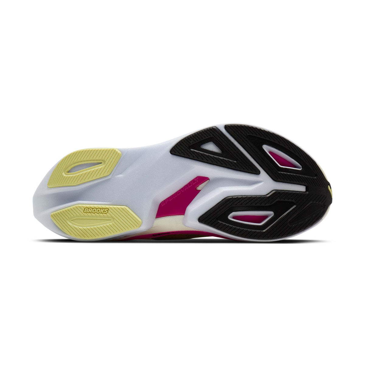 Brooks Hyperion Max 3 Hardloopschoenen Dames Geel/Roze - zool