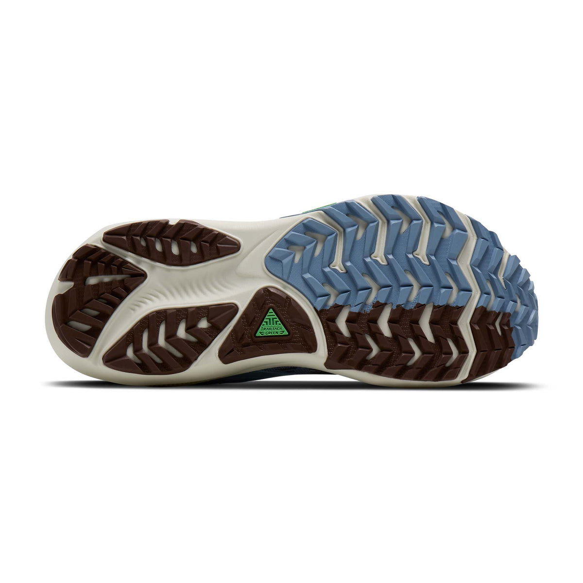 Brooks Ghost Trail Hardloopschoenen Dames Blauw - zool