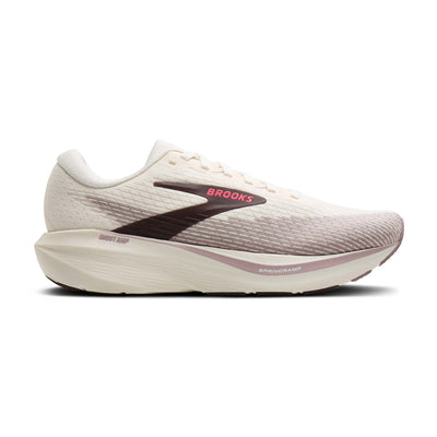 Brooks Ghost Amp Hardloopschoenen Dames Wit/Roze