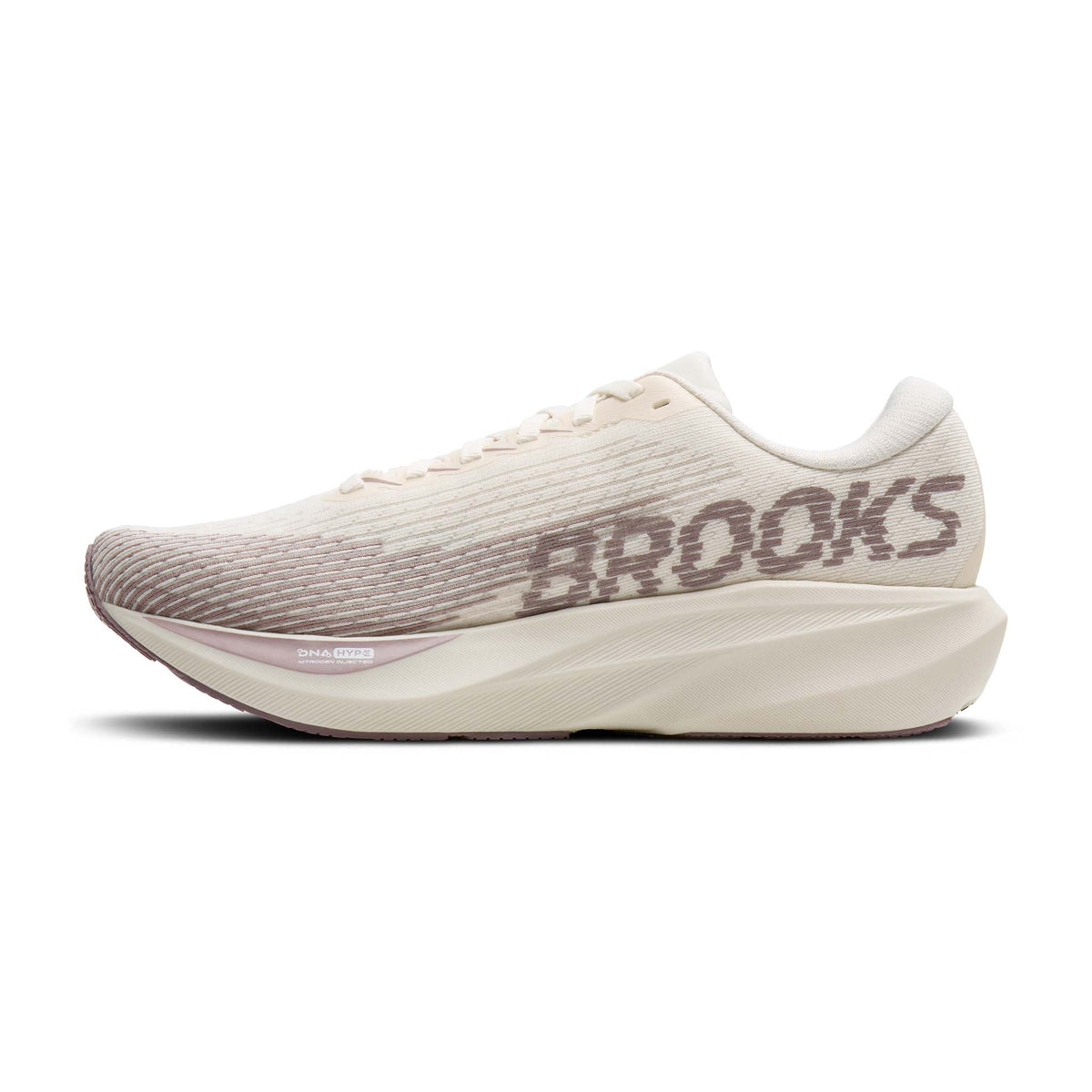 Brooks Ghost Amp Hardloopschoenen Dames Wit/Roze - andere zijkant