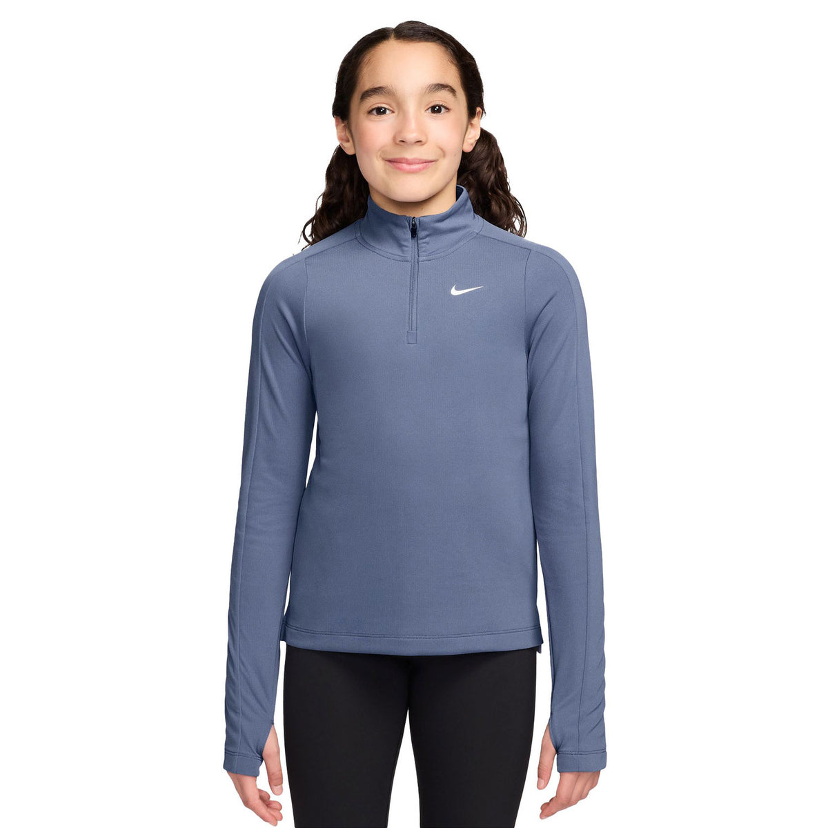 Nike Dri FIT Long Sleeve Half Zip Kids 
