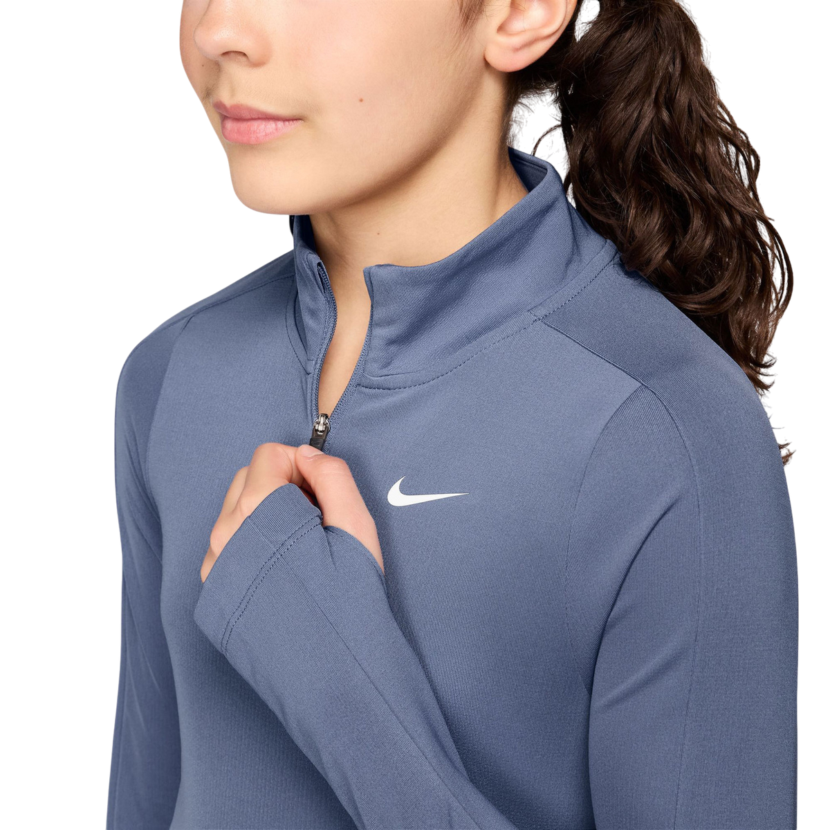 Nike Dri FIT Long Sleeve Half Zip Kids 