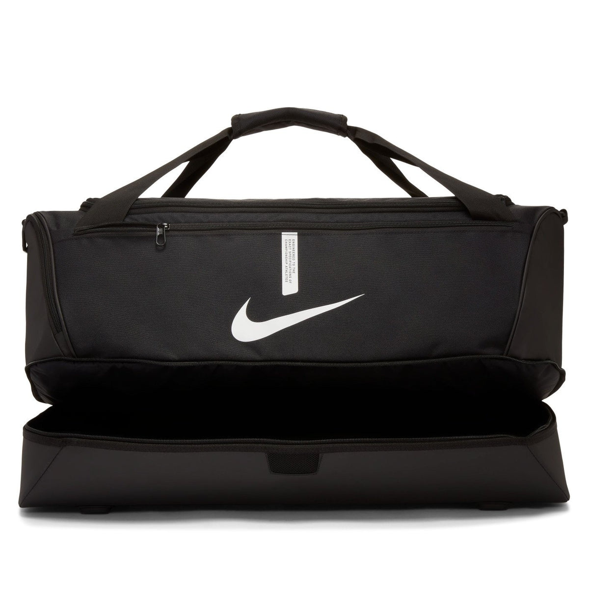 Nike Academy 21 Team Voetbaltas Large Schoenenvak Zwart