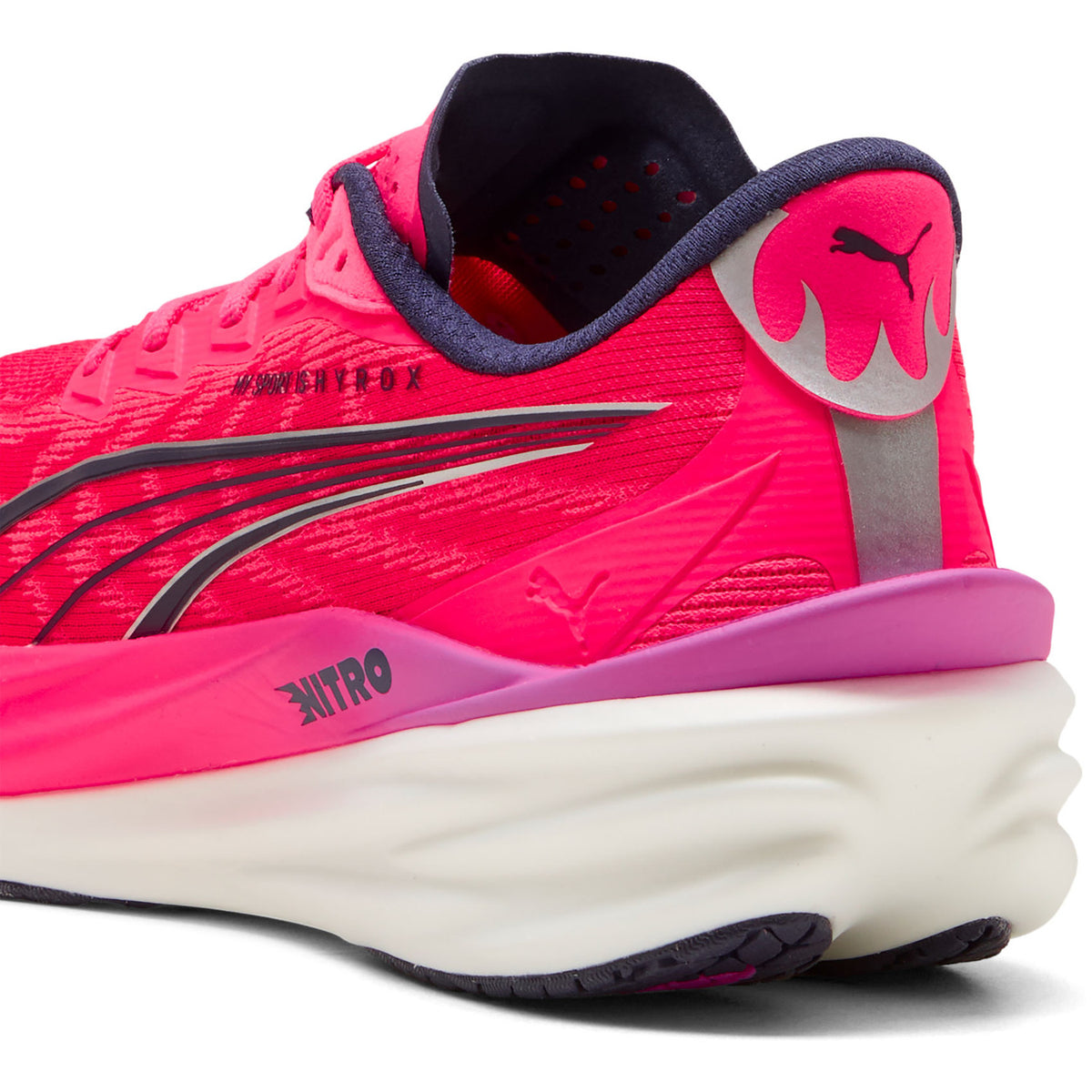 Puma Deviate NITRO 4 HYROX Hardloopschoenen Heren Roze/Rood