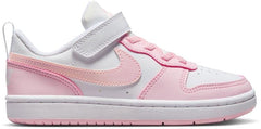 Nike Court Borough Low Recraft Sneakers Kids Wit/Roze