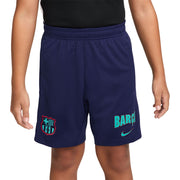 Nike FC Barcelona Strike Shorts 26/27 Kids donkerblauw voorkant