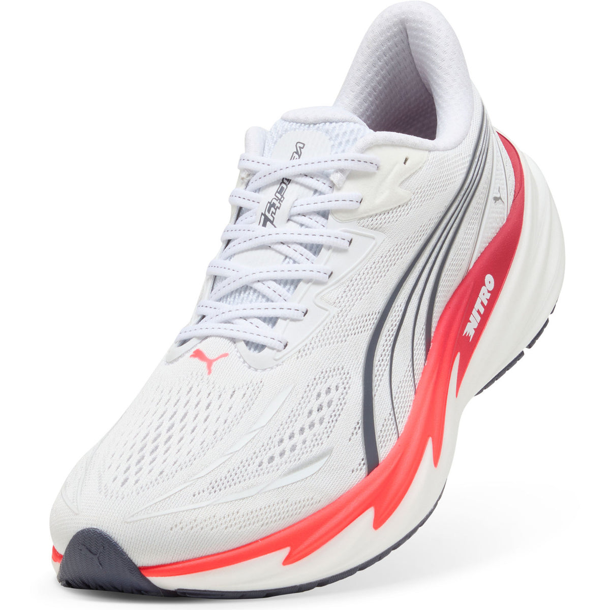 Puma Velocity NITRO 5 Hardloopschoenen Heren Wit/Rood