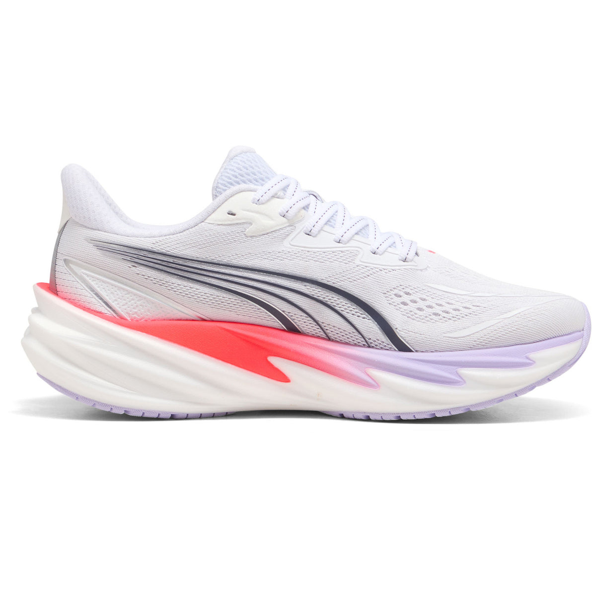 Puma Velocity NITRO 5 Hardloopschoenen Dames Wit/Rood/Lila