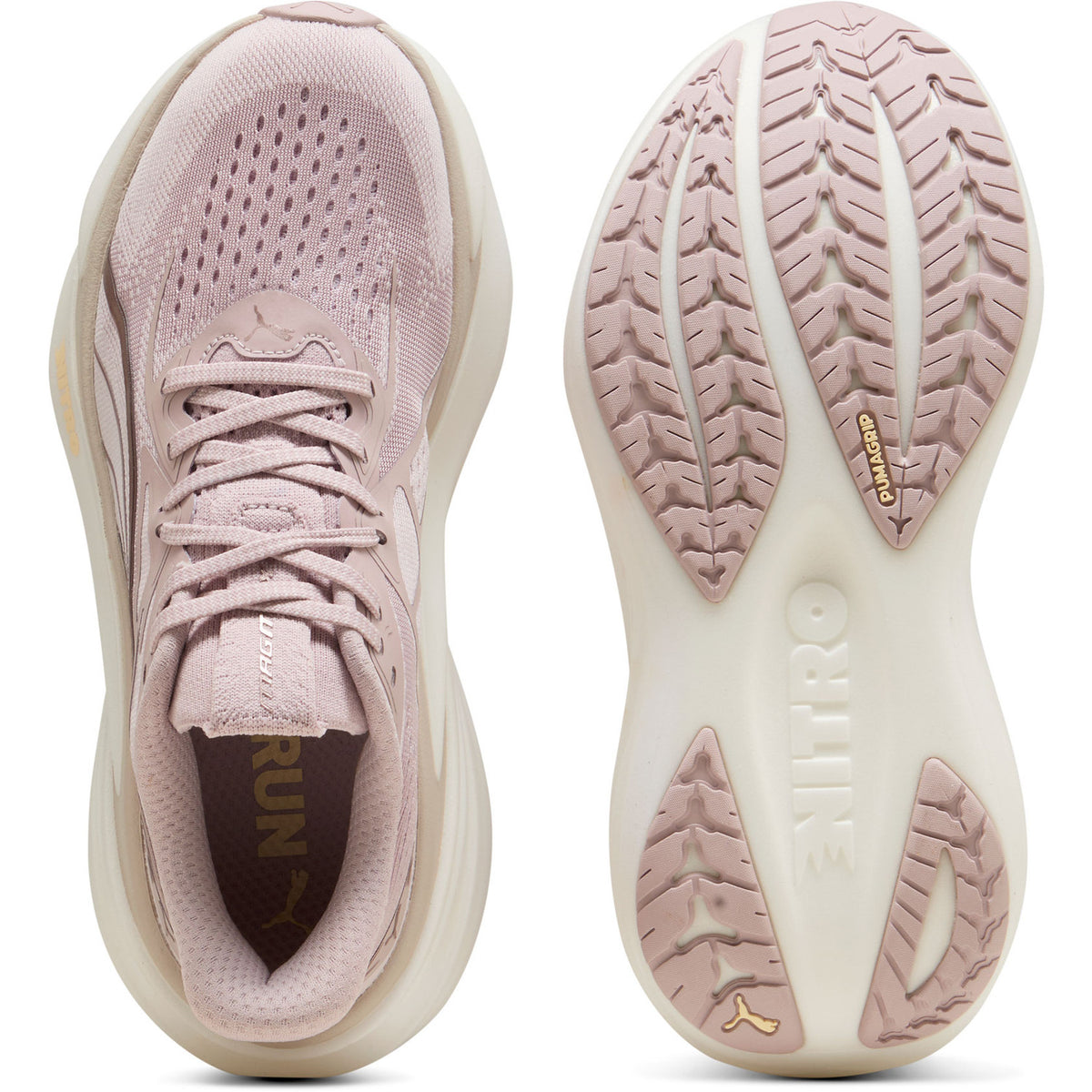 Puma MagMax NITRO 2 Hardloopschoenen Dames Roze