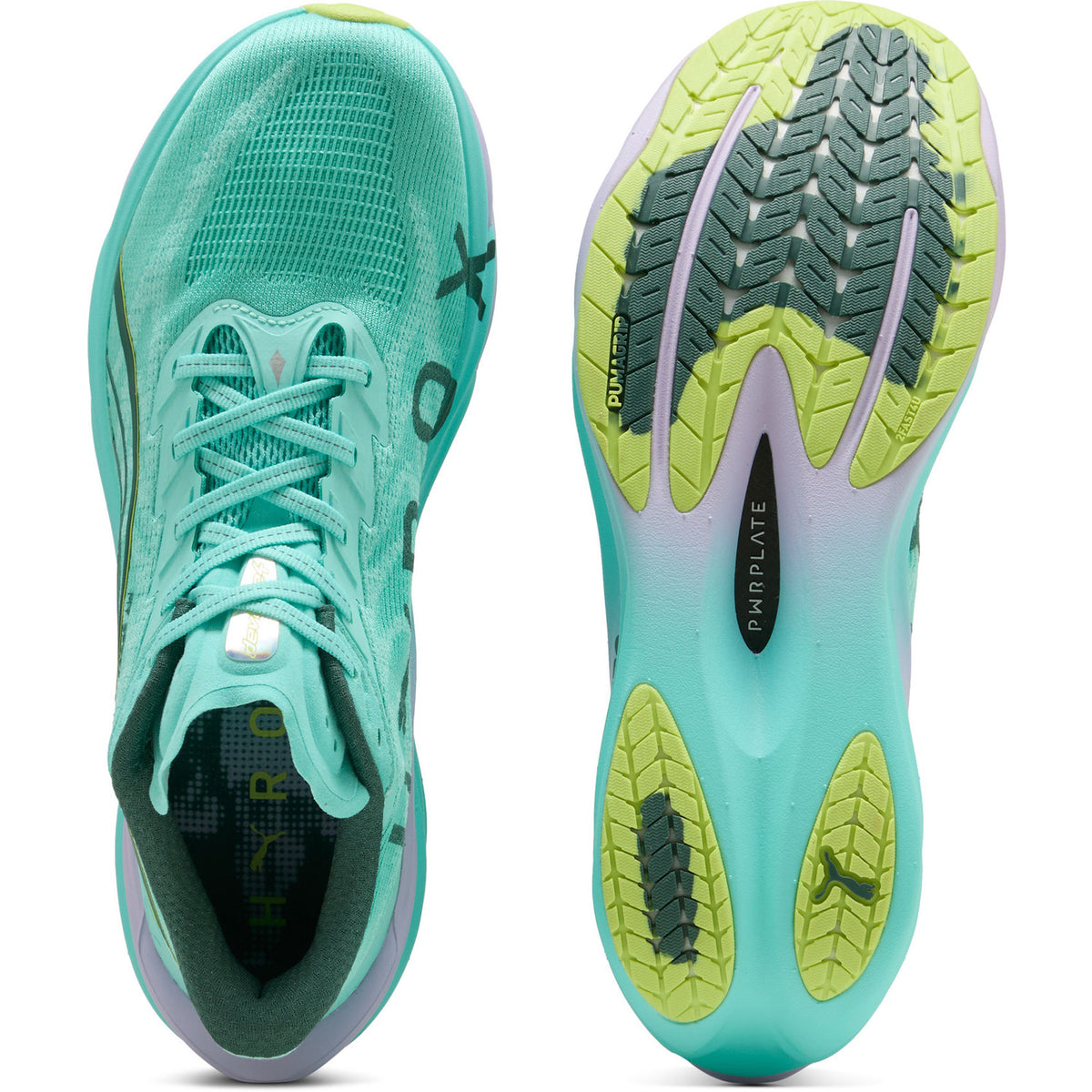 Puma Deviate NITRO 4 HYROX Hardloopschoenen Heren Mint