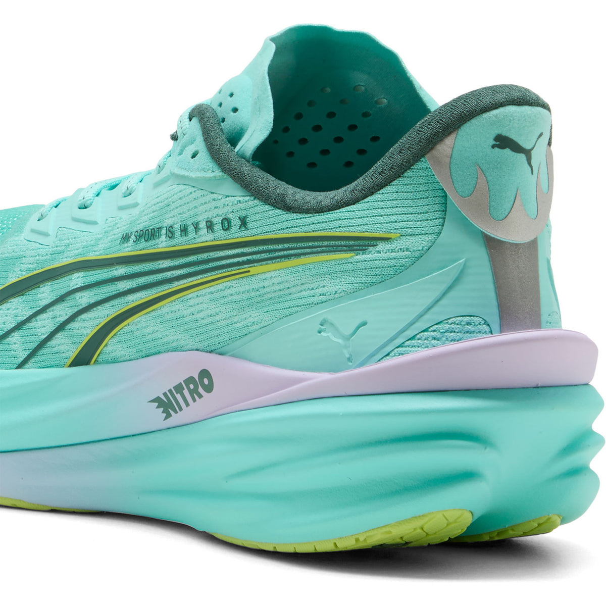 Puma Deviate NITRO 4 HYROX Hardloopschoenen Heren Mint