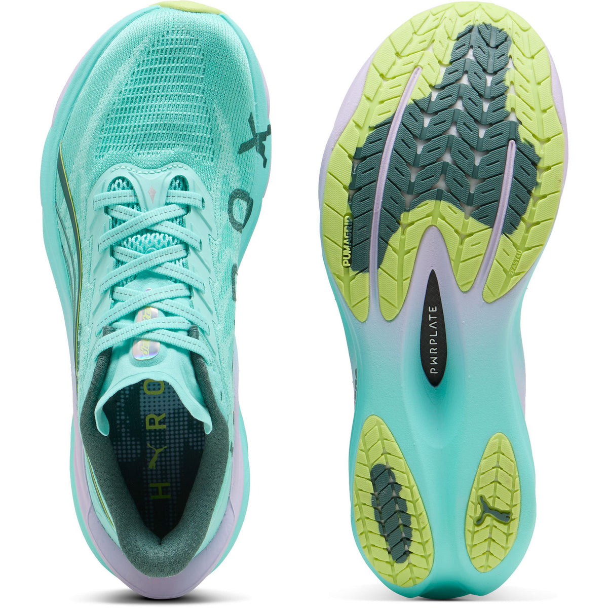 Puma Deviate NITRO 4 HYROX Hardloopschoenen Dames Mint