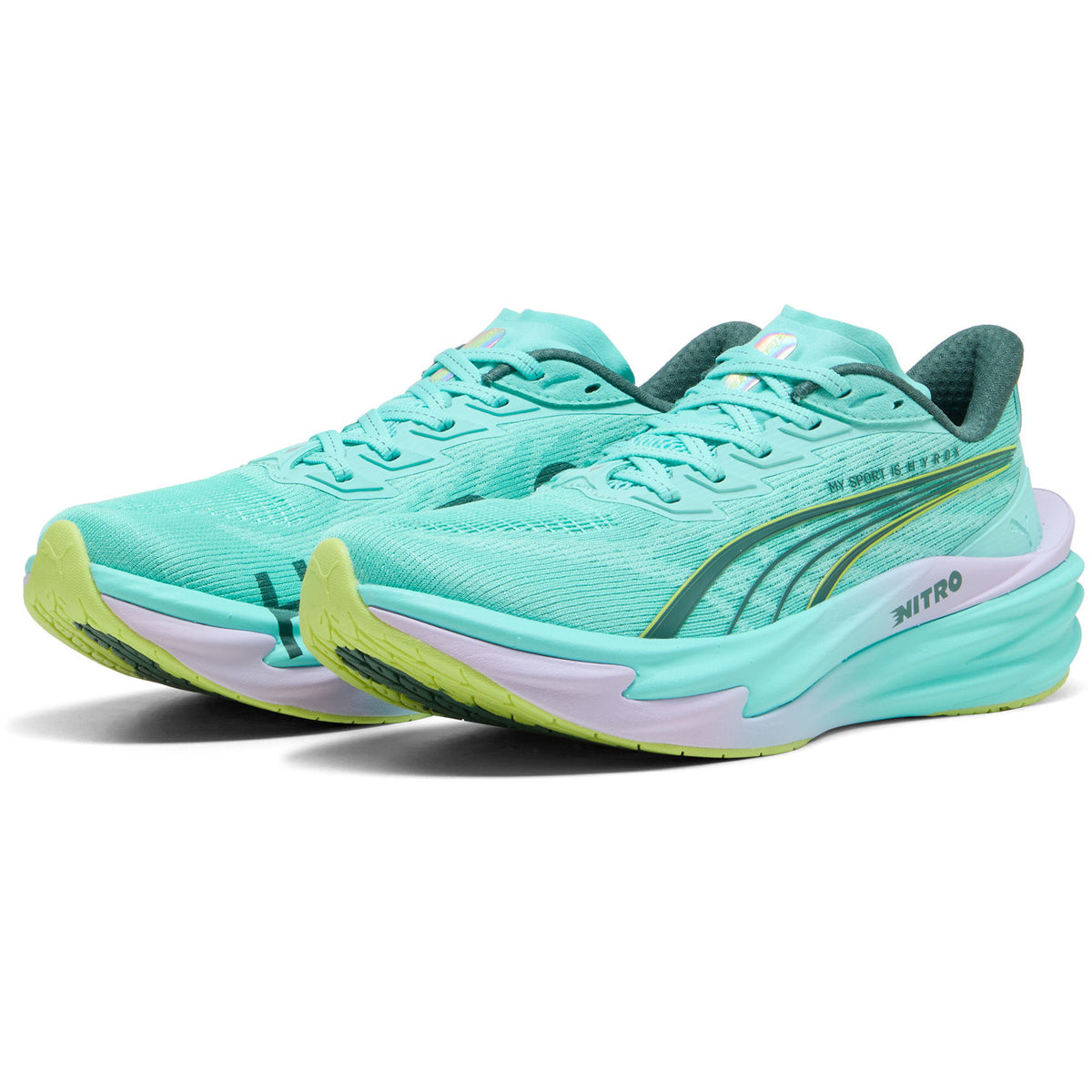 Puma Deviate NITRO 4 HYROX Hardloopschoenen Dames Mint