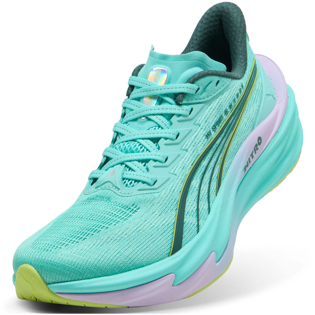 Puma Deviate NITRO 4 HYROX Hardloopschoenen Dames Mint