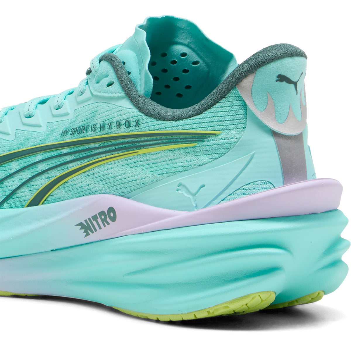 Puma Deviate NITRO 4 HYROX Hardloopschoenen Dames Mint