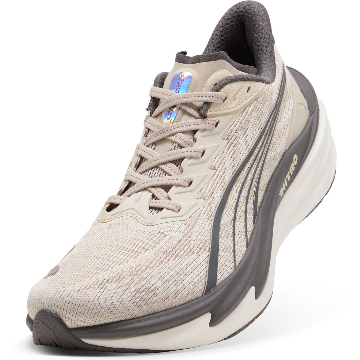 Puma Deviate NITRO 4 Hardloopschoenen Heren Wit/Grijs