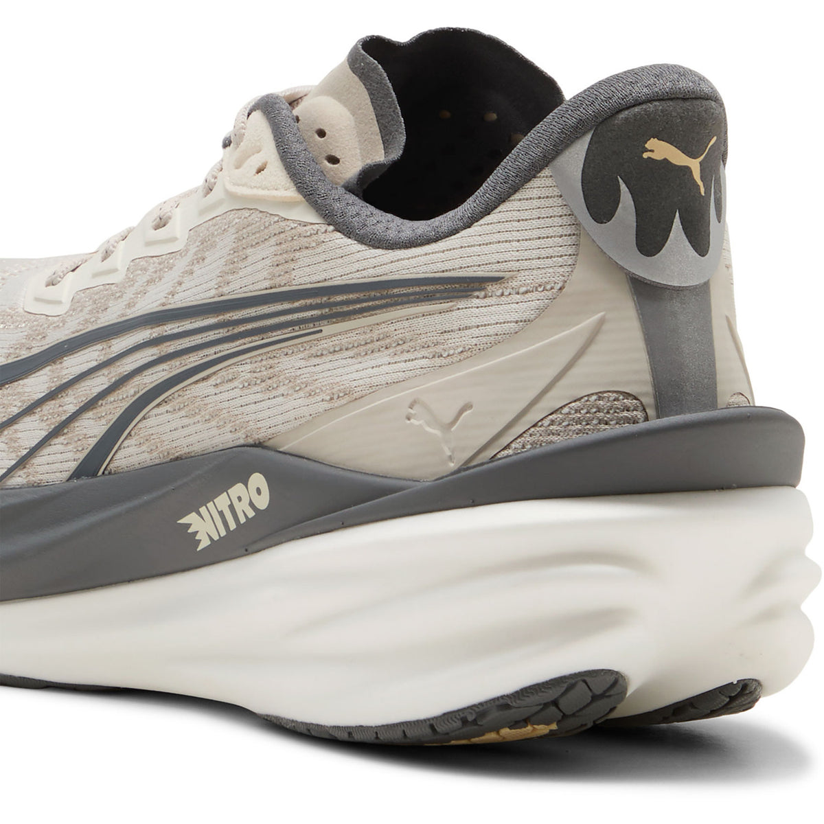 Puma Deviate NITRO 4 Hardloopschoenen Heren Wit/Grijs