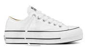  Converse All Star Lift Ox Platform Dames Sneakers Wit