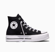 Converse Chuck Taylor All Star Lift Hi Sneakers Dames Zwart