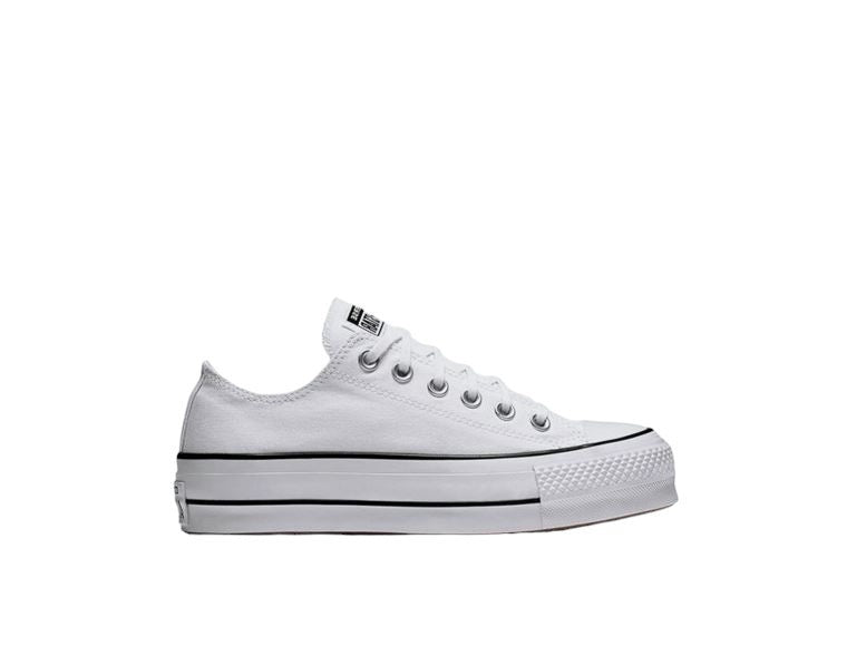  Converse All Star Lift Ox Platform Dames Sneakers Wit