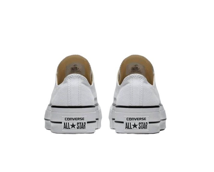  Converse All Star Lift Ox Platform Dames Sneakers Wit