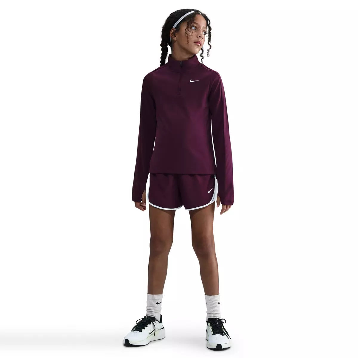 Nike Dri FIT Long Sleeve Half Zip Kids 