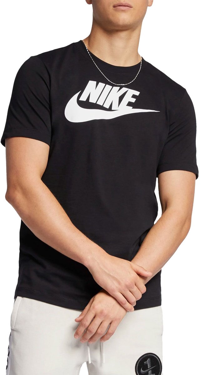 Nike Sportswear Icon Futura T-shirt Heren Zwart