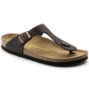 Birkenstock Gizeh Vetleer Habana Smal Voetbed Dames Slipper