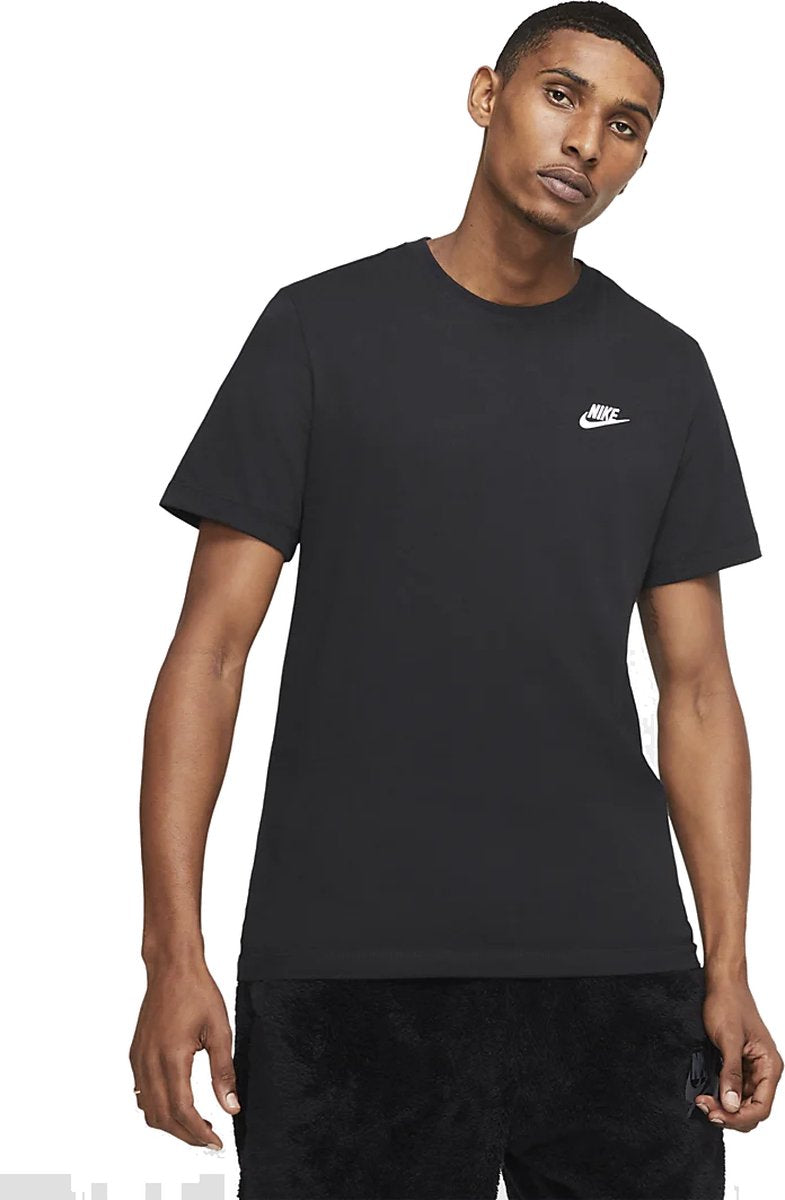 Nike Sportswear Club T-shirt Heren Zwart