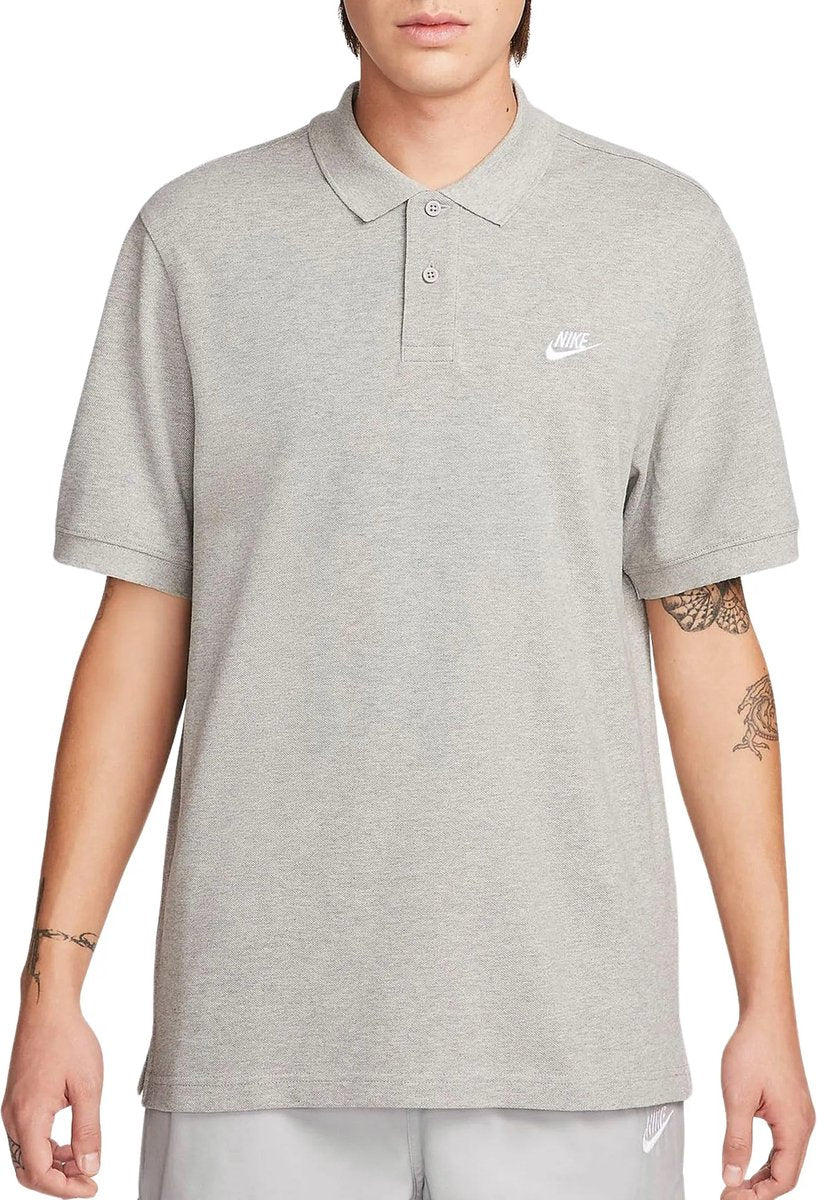 Nike Club Poloshirt Heren Donkergrijs