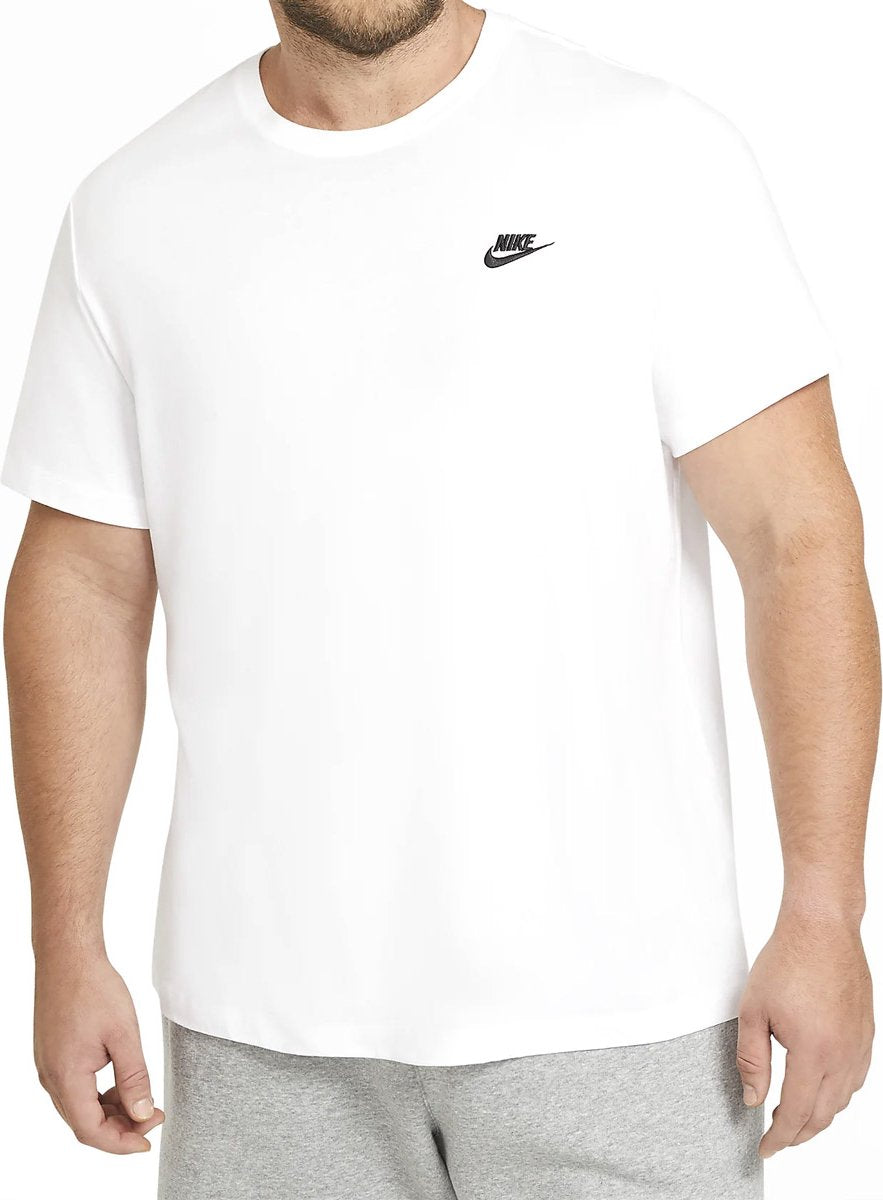 Nike Sportswear Club T-shirt Heren Wit