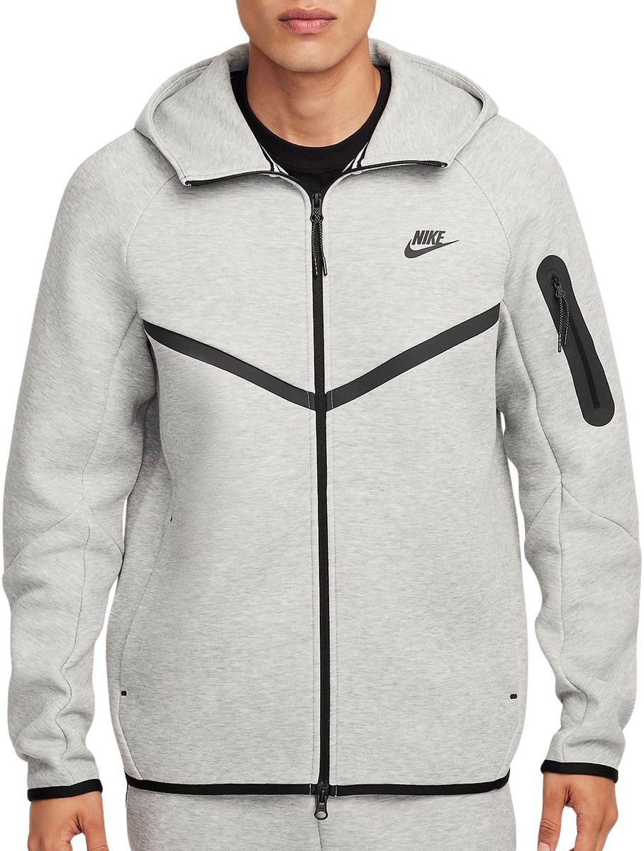 Nike Tech Fleece Full-Zip Hoodie Heren Donkergrijs