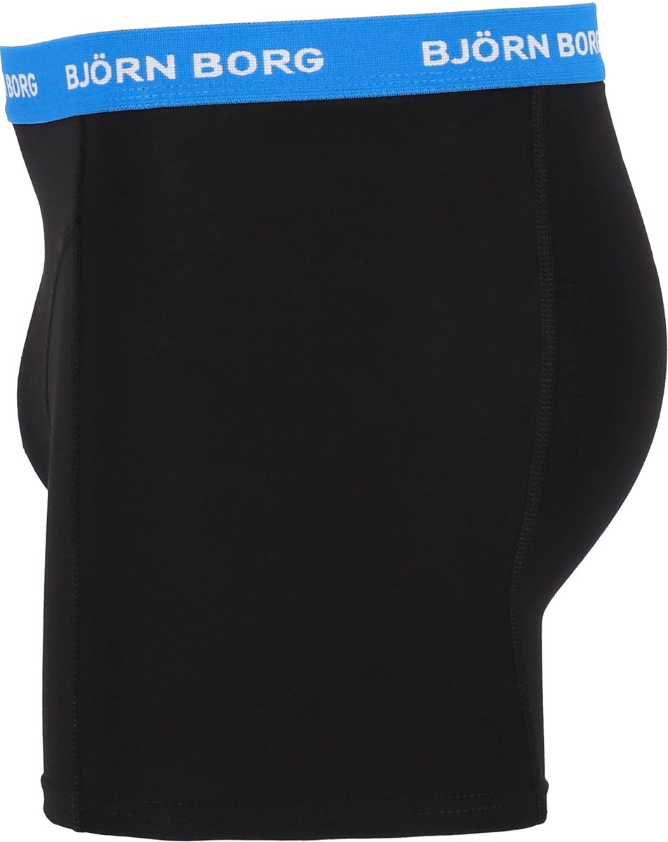 Björn Borg Cotton Stretch Boxershorts 3-pack Heren Zwart/Rood/Blauw