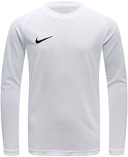 Nike Dri-FIT Park VIII Longsleeve Voetbalshirt Junior Wit