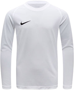 Nike Dri-FIT Park VIII Longsleeve Voetbalshirt Junior Wit