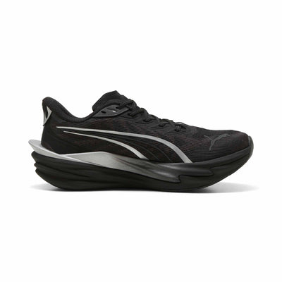 Puma Deviate NITRO 4 Brightstride Hardloopschoenen Dames Zwart/Zilver