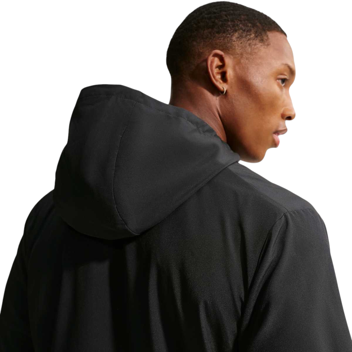 Sportskoen Nike Form Dri-FIT heren trainingsjack in zwart met capuchon voor hardlopen en yoga