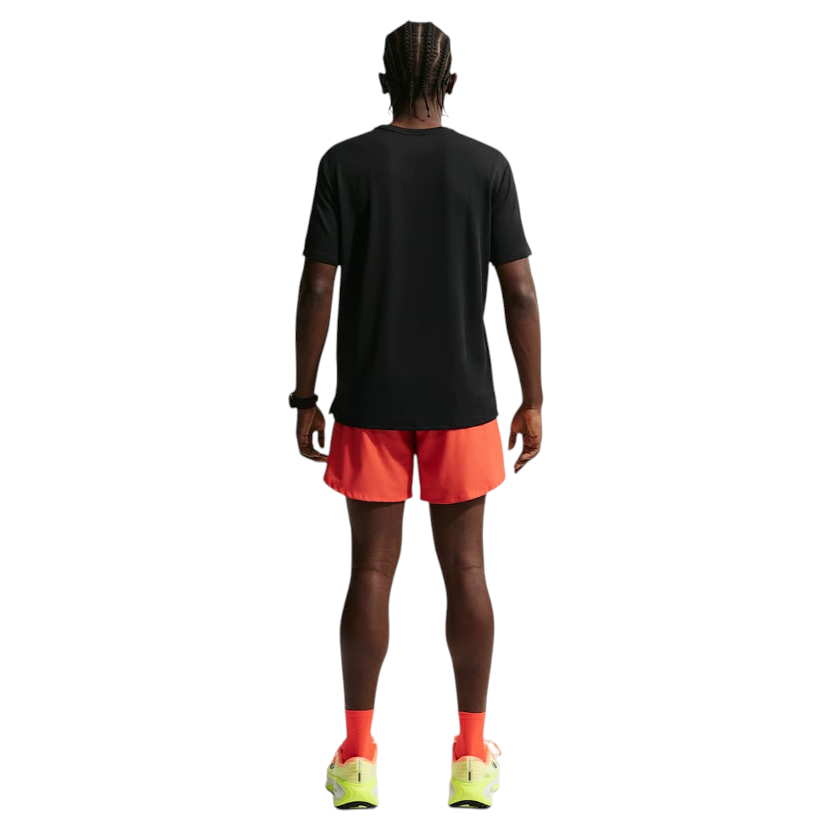 Nike Dri-FIT UV Miler Shirt Heren Zwart